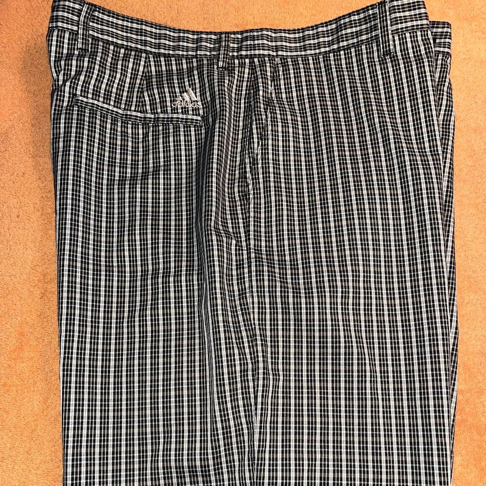 Men's ADIDAS Plaid Golf Shorts Sz 38